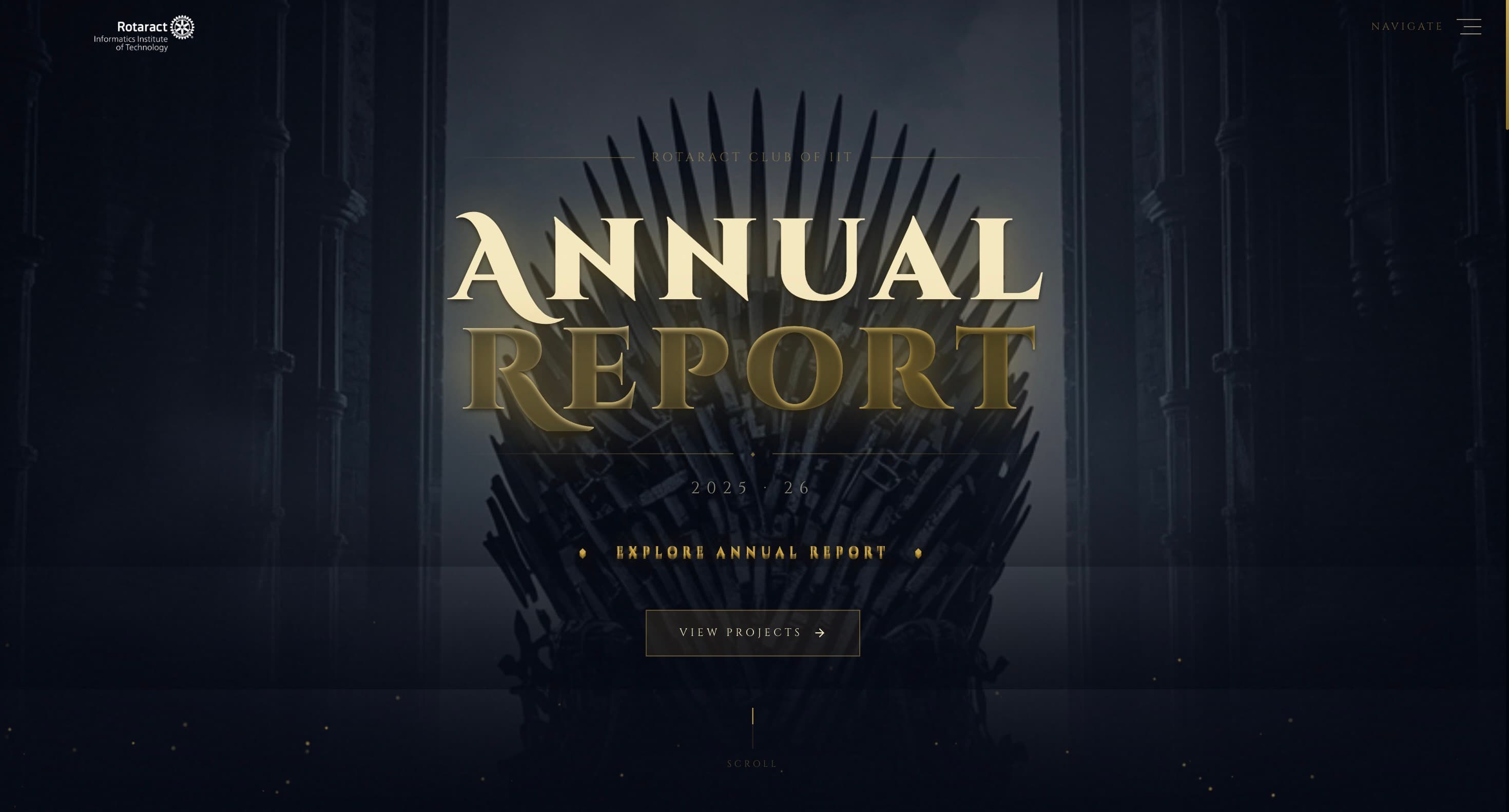 RACIIT Annual Report screenshot 1